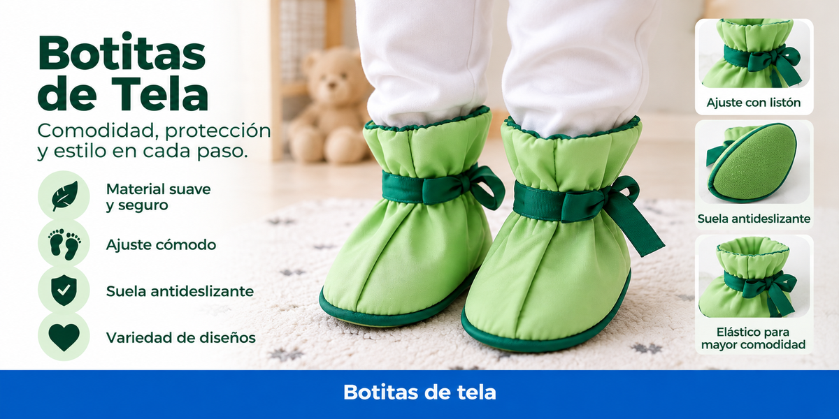 Botitas de tela
