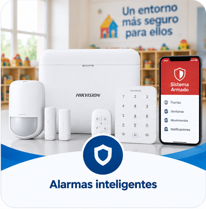 Alarmas inteligentes para guarderías